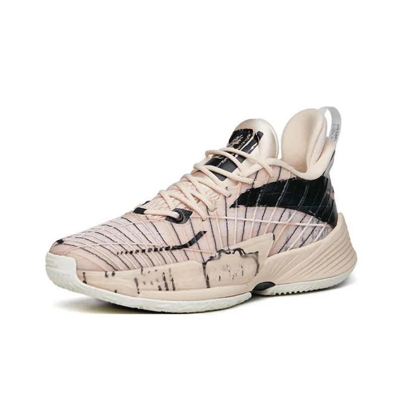 Anta Light Horseman 3 Low-Top Performance Basketball Shoes Men's Smoky Brown-1