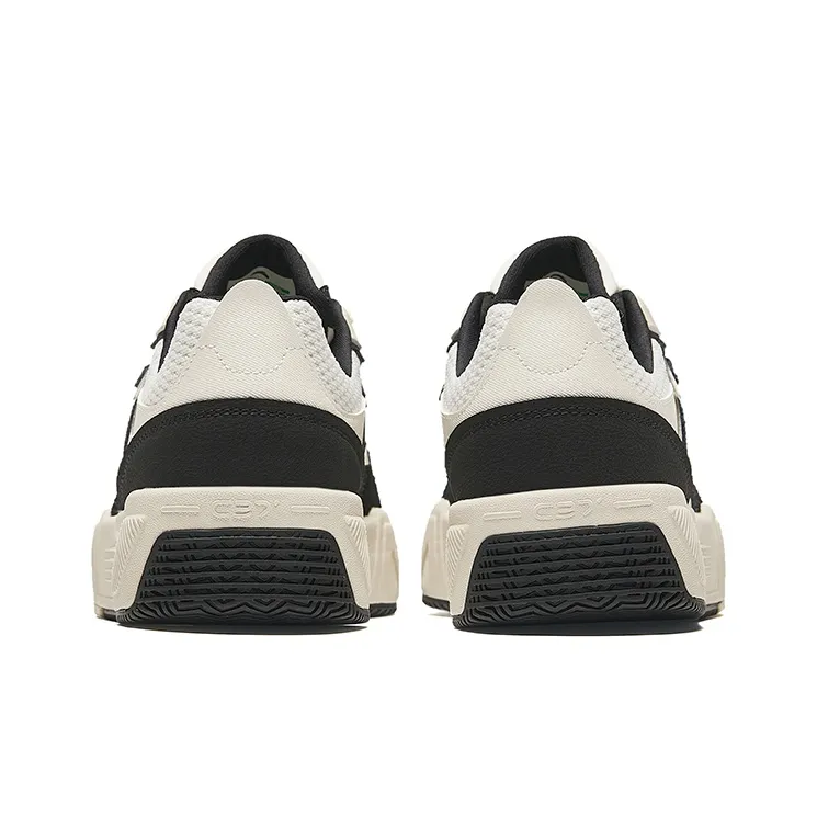 Anta C37 Series Height Increasing Lightweight Low Top Skateboard Shoes Women's Black-3