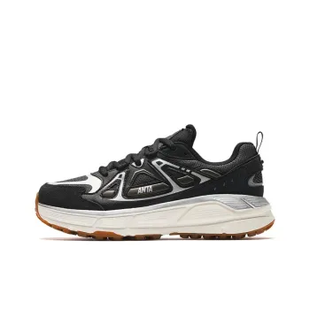 Anta Engine Wear Resistant Low Top Casual Shoes Women's Black