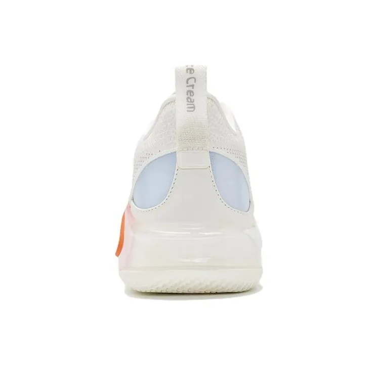 PEAK Surfing The Big Triangle 2.0 Basketball Shoes Men Mid Top White/Beige/Blue/Pink-4