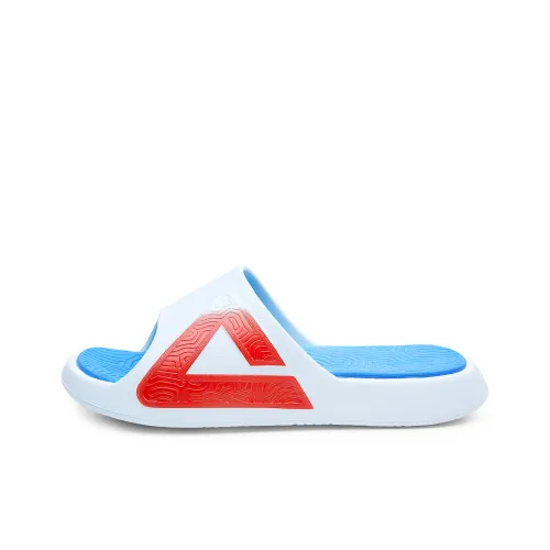 PEAK Tai Ji1.0 Slide Slippers Men White/Tropical Blue