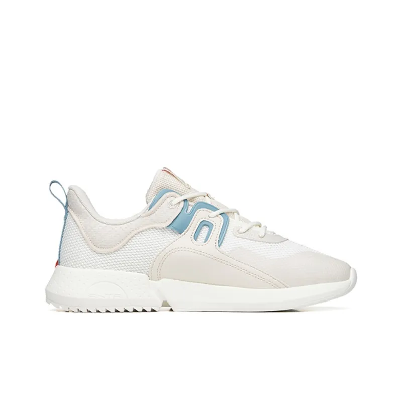 Anta Rubik's Cube Cushioning Anti-Slip And Wear-Resistant Low-Top Casual Shoes Men's Gray White-1