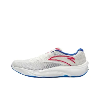 Anta Asphalt Road Fighter 2.0 Anti Slip Wear Resistant Low Top Training Running Shoes Men's Gray Blue Red