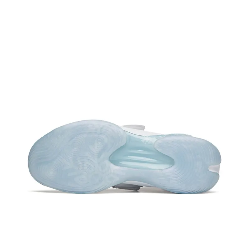 ANTA Water Flower 3 Basketball Shoes Men Low Top White/Blue-5