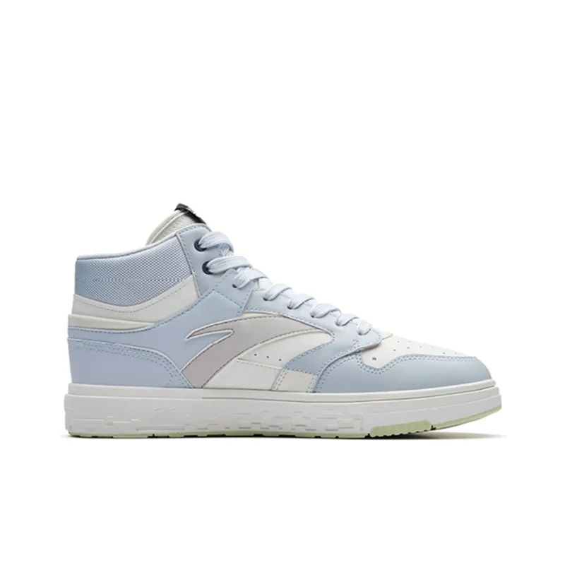 Anta Street Naughty Mid-Top Skateboard Shoes Men's White Gray-1