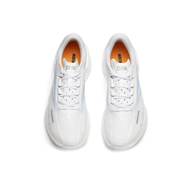 Anta Crash Wave 1 Cushioned Anti Slip Wear Resistant Breathable Lightweight Low Top Running Shoes Men's White-2