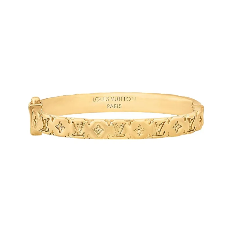 LOUIS VUITTON Metal Bangles Women's Gold-1