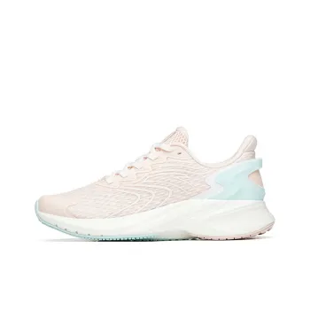 Anta Antelope Run 2 Cushioning Anti Slip Wear Resistant Breathability Low Top Running Shoes Women's White Pink Blue