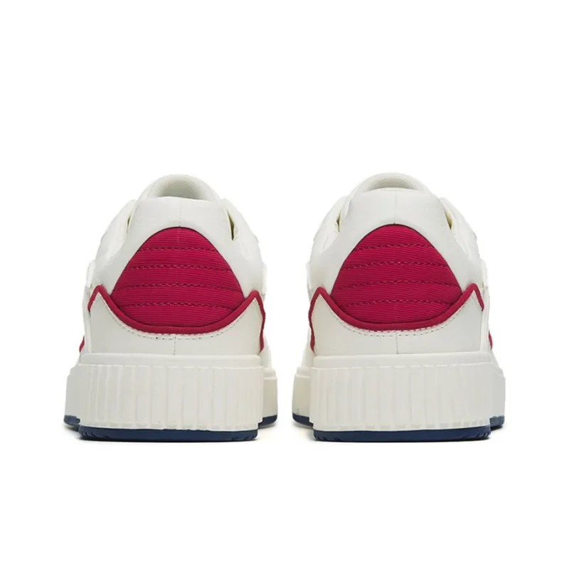 Anta 982 Low Top Skateboard Shoes Men's White Red Blue-4