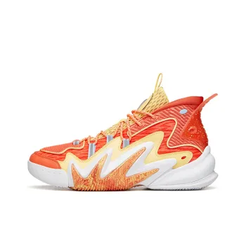 Anta Berserk 2 High-Top Performance Basketball Shoes Men's Orange Yellow