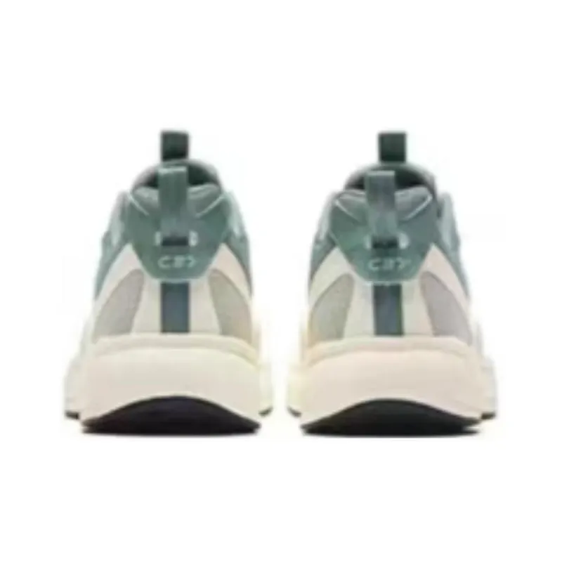 Anta C37+ Anti Slip Wear Resistant Low Top Casual Running Shoes Men's White Green-4