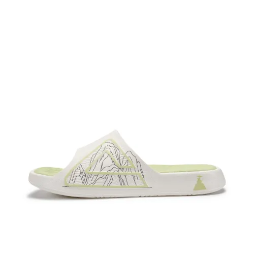 PEAK Tai Ji2.0 Slide Slippers Men White/Pale Green