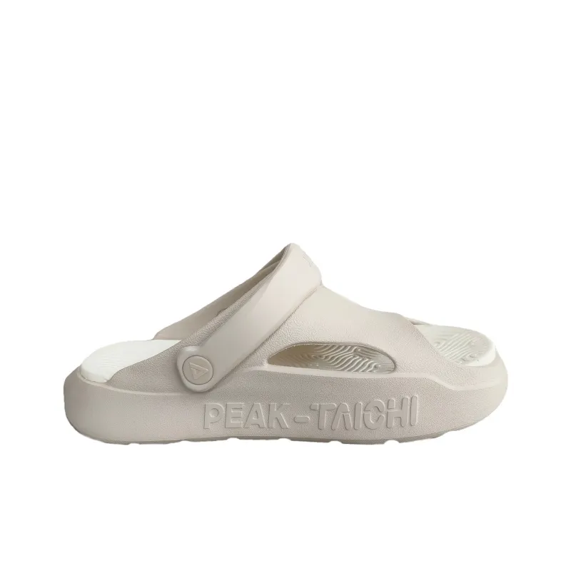 PEAK Statistic Sandals EVA Slide Slippers Women's Ivory Yellow-2