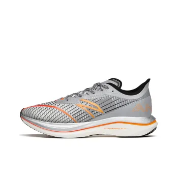 Anta C202 GT Cushioning Slip Resistant Support Rebound Low Top Running Shoes Men's Silver Black Red Moon Eclipse