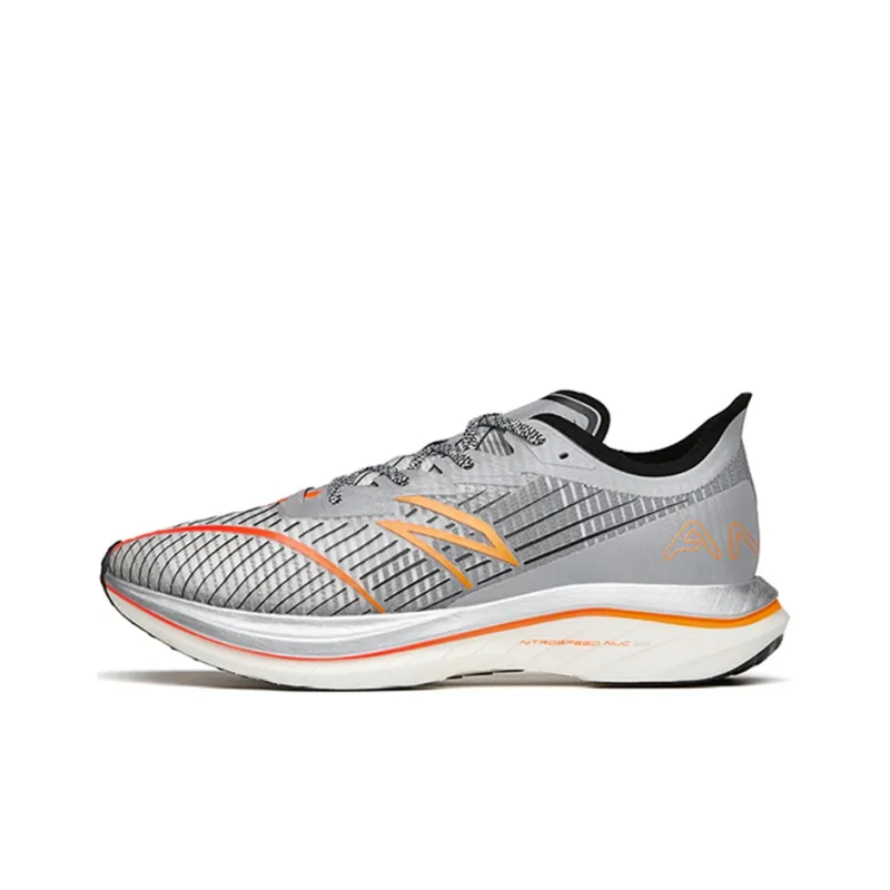 Anta C202 GT Cushioning Slip Resistant Support Rebound Low Top Running Shoes Men's Silver Black Red Moon Eclipse-0