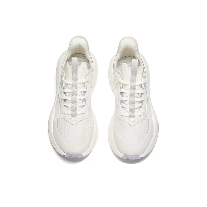Anta C37 Lifestyle Collection Durable Breathable Low-Top Skateboard Shoes Women's White Gray-2
