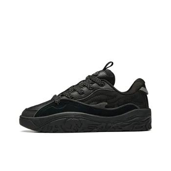 Anta Hot Low Top Skateboard Shoes Women's Black Silver