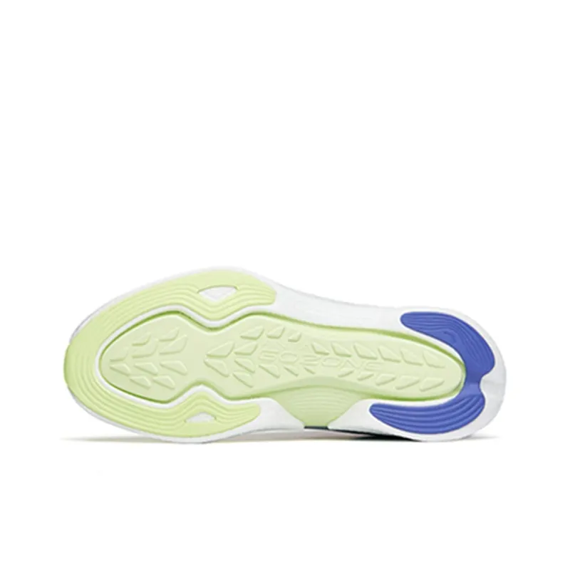 ANTA Four Generations Of Hydrogen Running Running Shoes Men Low Top Ivory White/Elf Yellow/Mysterious Purple-4