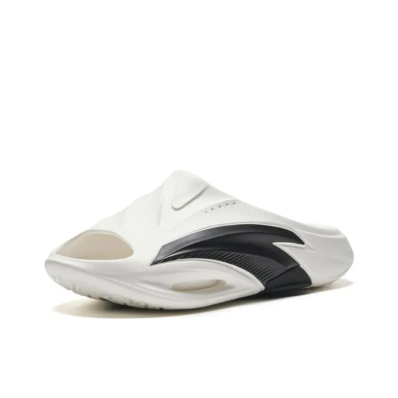 Anta Nitrogen Bubbles Sports Slippers Men's White Black-1