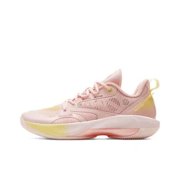 PEAK Tai Ji1.0 Andrew Wiggins AW Talent 1 Cushioned Wear Resistant Breathable Low Top Basketball Shoes Women's Pink