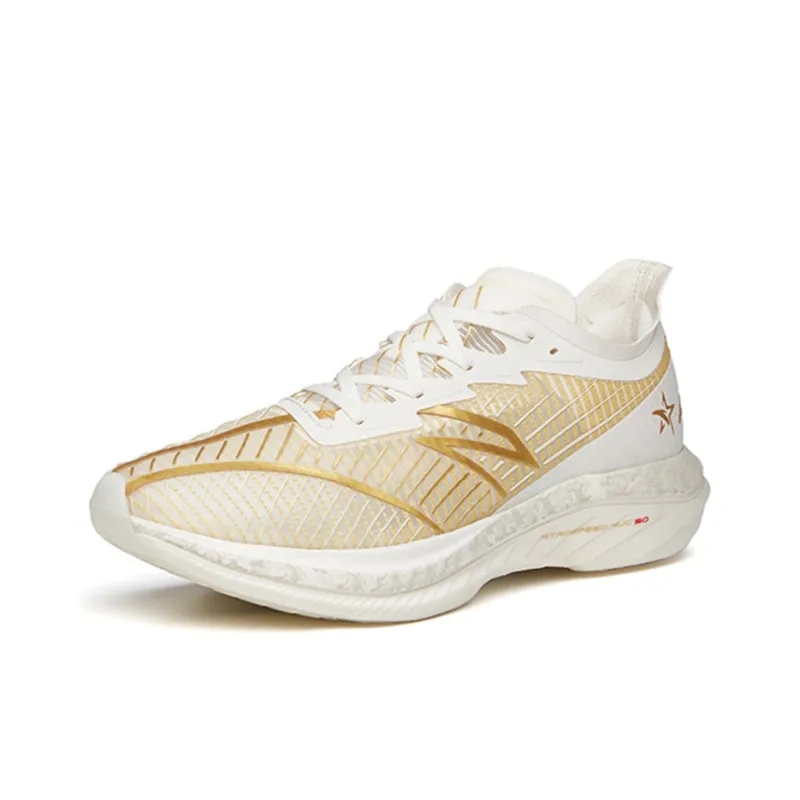 Anta C202 GT Cushioning, Slip Resistant, Abrasion Resistant, Coverage, Support Low Top Running Shoes Men's Gold White-2