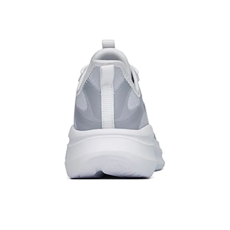 Anta Leaves 2.0 Cushioning Anti-Slip And Wear-Resistant Low-Top Running Shoes Women's Gray White Silver-4
