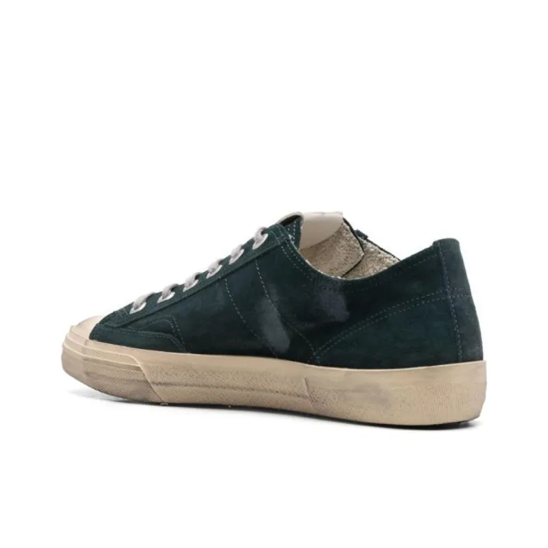 Golden Goose V Star 2 Low Top Skateboard Shoes Men's Green-3