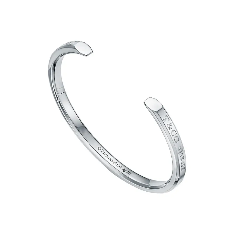 TIFFANY & CO. 1838® 925 Sterling Silver Bangles Unisex-2