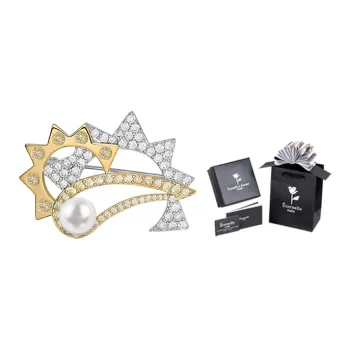 Eternelle Brooches Women's Brilliant Gold