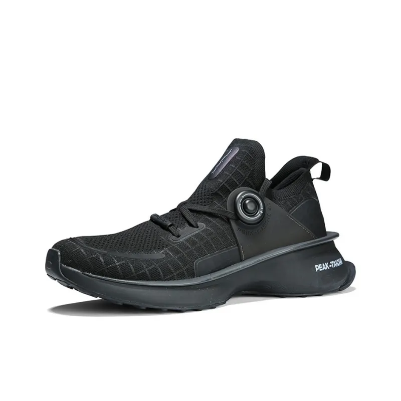 PEAK Tai Ji2.0 Ink Cushioning Anti Slip And Wear Resistant Low Top Running Shoes Black-2