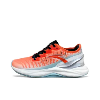 Anta Tron 2.0 Cushioned Slip Resistant Abrasion Resistant Low Top Running Shoes Men's Orange Black