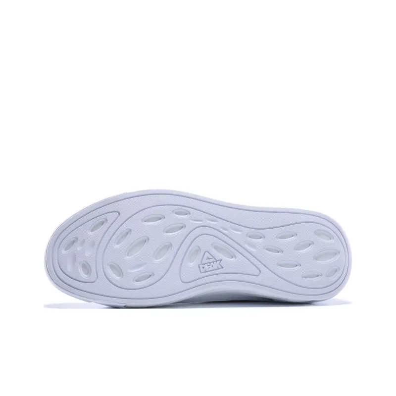 PEAK Liu Taichi Anti Slip And Wear Resistant Lightweight High Top Skateboard Shoes Women's White-5