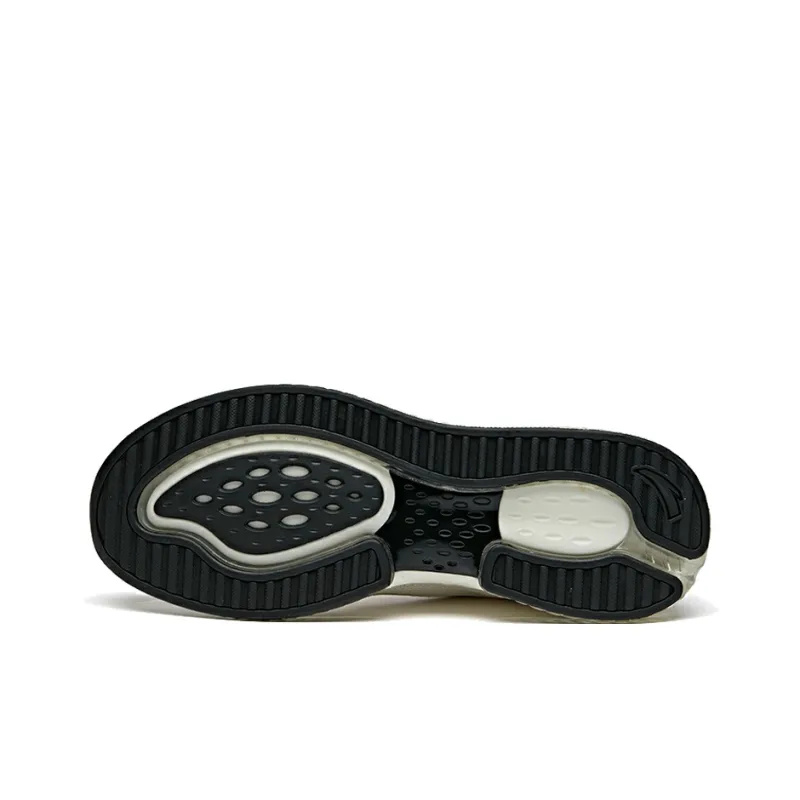 Anta Night Stalker Cushioning Anti-Slip And Wear-Resistant Low-Top Running Shoes White Black-4
