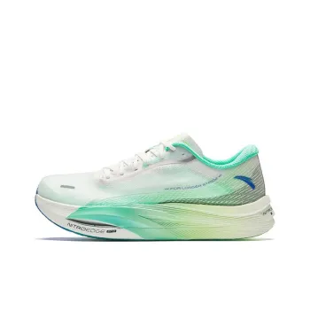 Anta C202 5 GT Cushioning Wear Resistant Low Top Marathon Running Shoes Men's White Green
