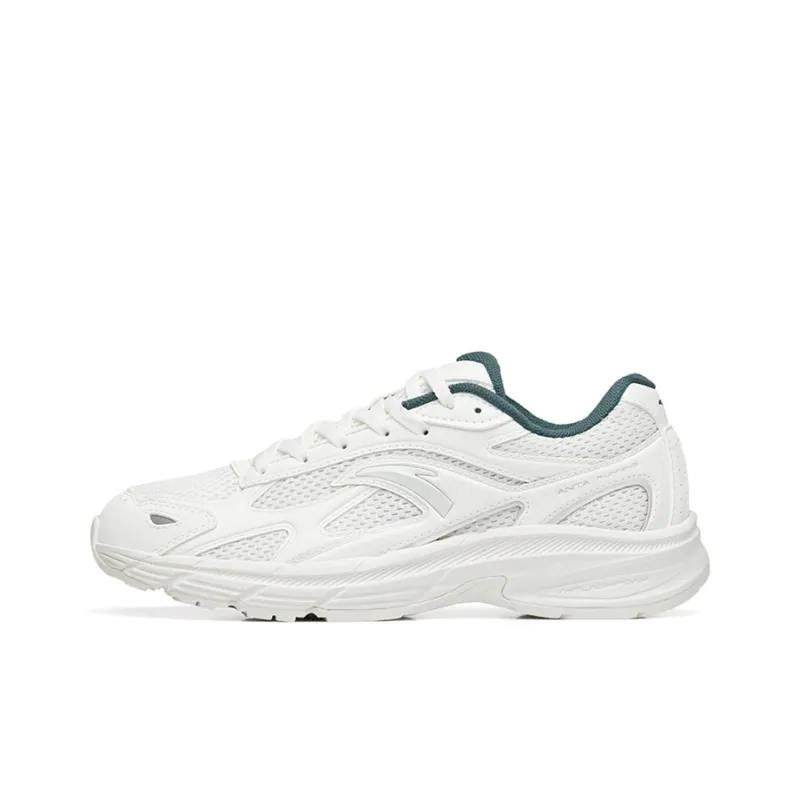 Anta AT953 Low Top Sports Casual Shoes Women's White Green-0