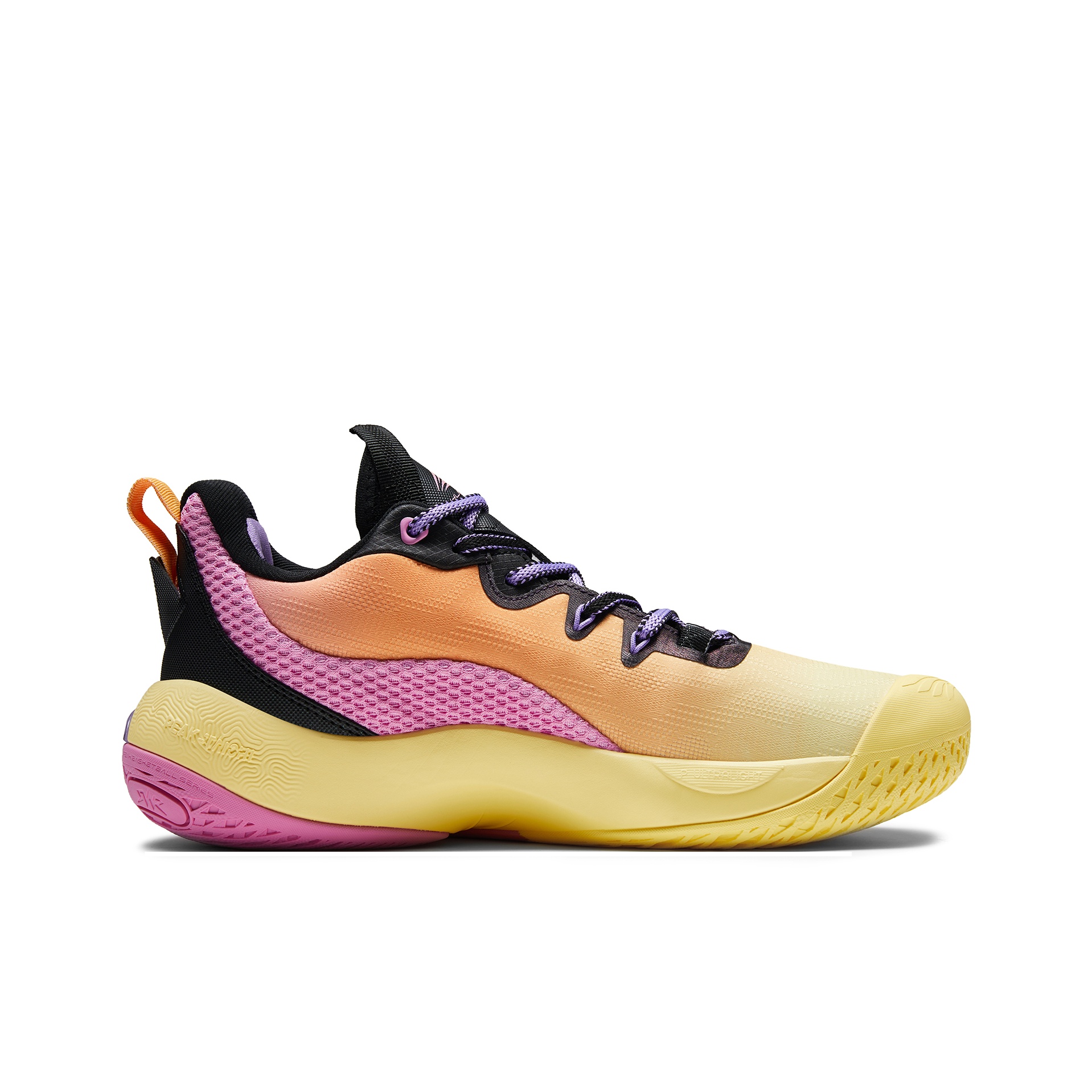 PEAK Shadow Hunt 2.0 Basketball Shoes Men Low-Top Orange Red