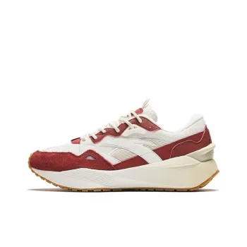 Anta HERITAGE Cushioning Wear Resistant Low Top Casual Shoes Women's White/Red