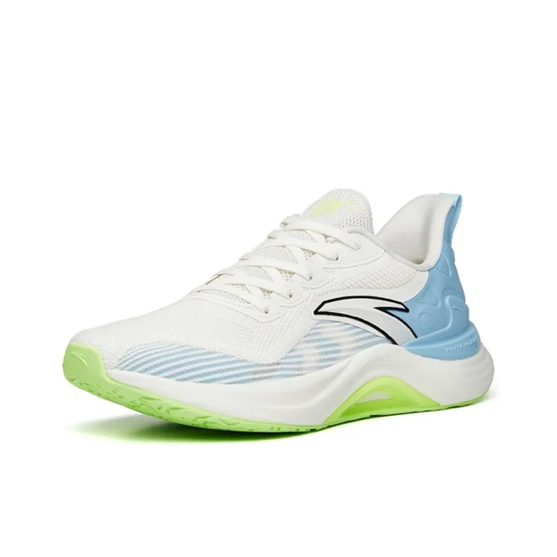 Anta 2.5 Breathable Lightweight Low Top Running Shoes Men's White Blue-1
