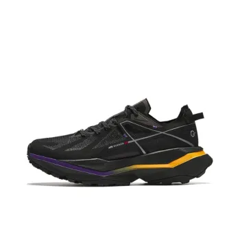 Anta Falcon Hunting Cushioning Wear Resistant Low Top Outdoor Shoes Men's Black Yellow