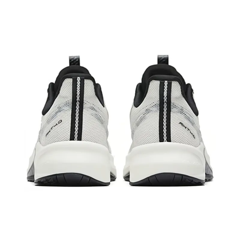 Anta Rocket 4.0 Cushioned Wear Resistant Breathable Low Top Running Shoes Women's Ivory White-3