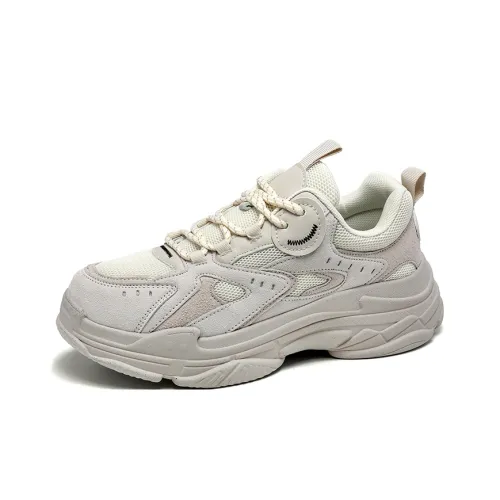 LISATANG Anti-Slip And Wear-Resistant Breathable Low-Top Chunky Sneakers Unisex