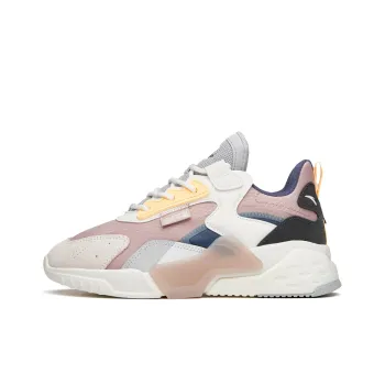 Anta Rubik's Cube 2 Anti Slip Wear Resistant Low Top Sports Casual Shoes Women's White Gray Pink