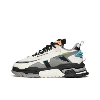 Anta Spy Low Top Skateboard Shoes Men's White Black Gray