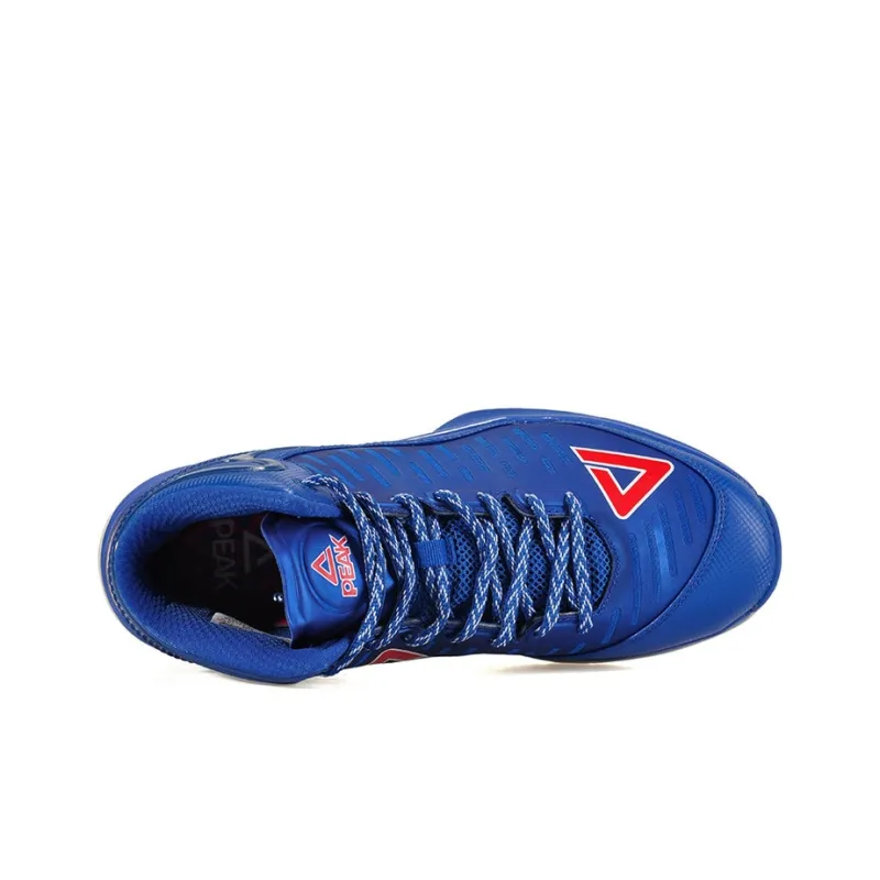 PEAK Parker II Cushioning Mid-Top Performance Basketball Shoes Men's Colorful Blue-2