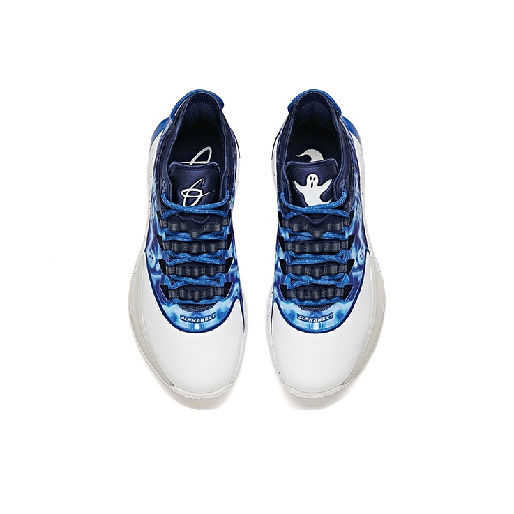 ANTA GH1 Basketball Shoes Men Low-Top Blue/White US M 10.5