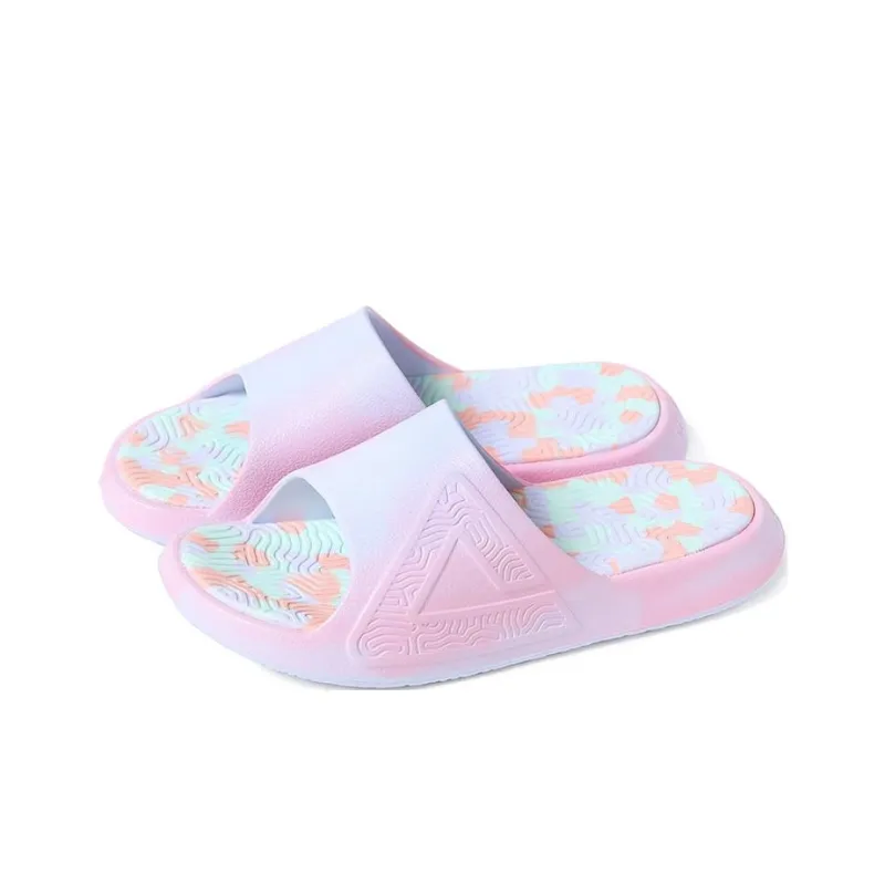 PEAK State Extremely Large Triangle 1.0 Slide Slippers Women's Pink Blue #Gift Recommendation-2