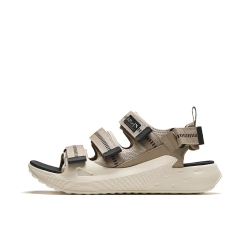 ANTA Icing Beach Sandals Men Raw Wood / Charlotte Grey / Black