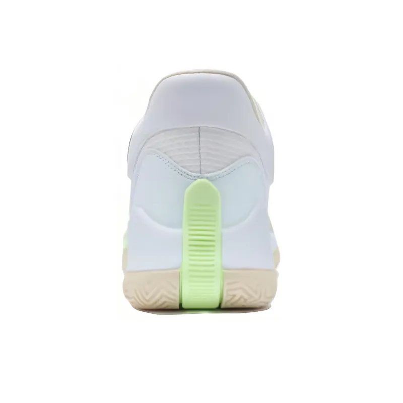 PEAK Sharp Marks Cushioning, Slip Resistant, And Abrasion Resistant Low Top Basketball Shoes Men's White Green-2