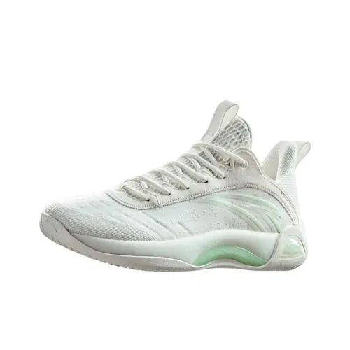 ANTA Cement Bubble 2.0 Basketball Shoes Men Low-Top White/Green