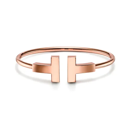 TIFFANY & CO. T Bangles Women's Rose Gold